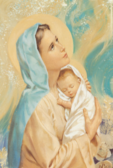 22. Szűz Mária a Kis Jézussal szentkép