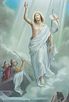 24. Jézus feltámadása szentkép