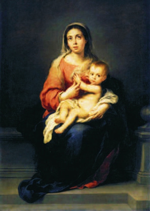 5. Szűz Mária a Kisdeddel képeslap