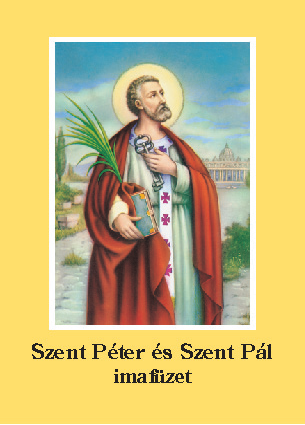 Szent Péter és Szent Pál imafüzet