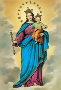 2. Világ királynéja a kis Jézussal szentkép