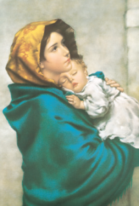 5. Mária a kis Jézussal szentkép