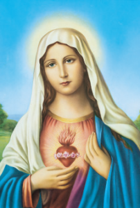 10. Mária Szíve szentkép