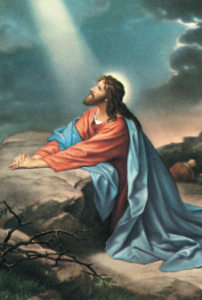 12. Jézus az Olajfák hegyén szentkép